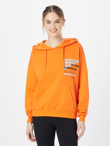 ONLY PLAY Athletic Sweatshirt in Orange: front