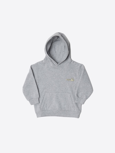 Maru + Bo Sweatshirt 'MELANGE HOODIE WITH FRONT POCKET'‌ in 80-92 in grau, Produktansicht