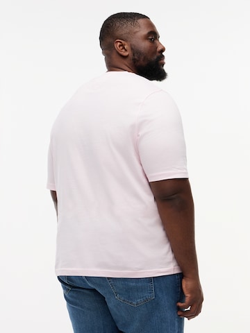 Tommy Hilfiger Big & Tall Tričko 'BRAND LOVE' – pink