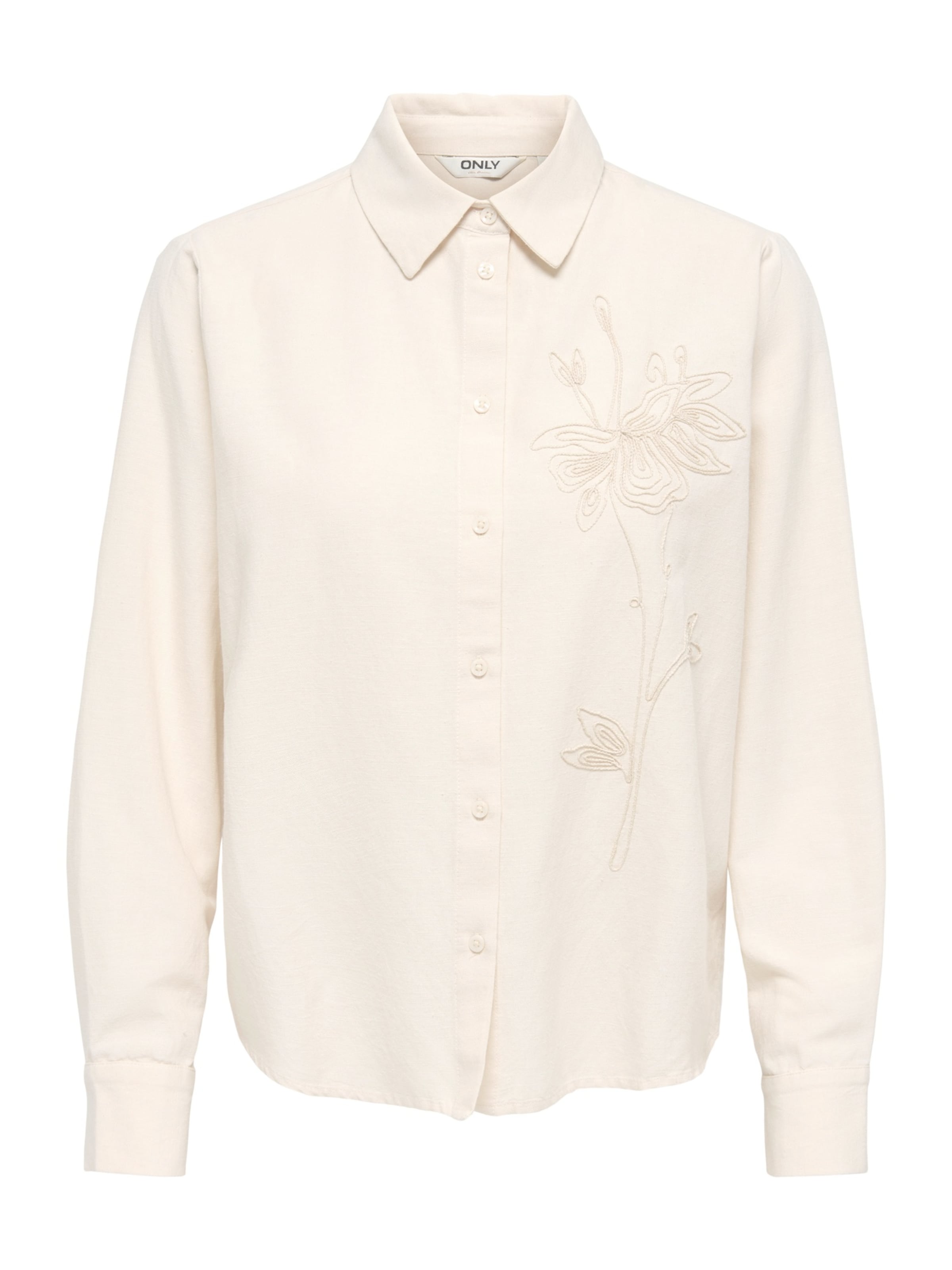 Chemisier 'ONLLAUREL' ONLY en beige : devant