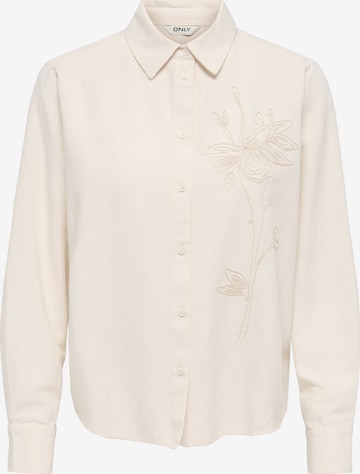 ONLY Blouse 'ONLLAUREL' in Beige: voorkant