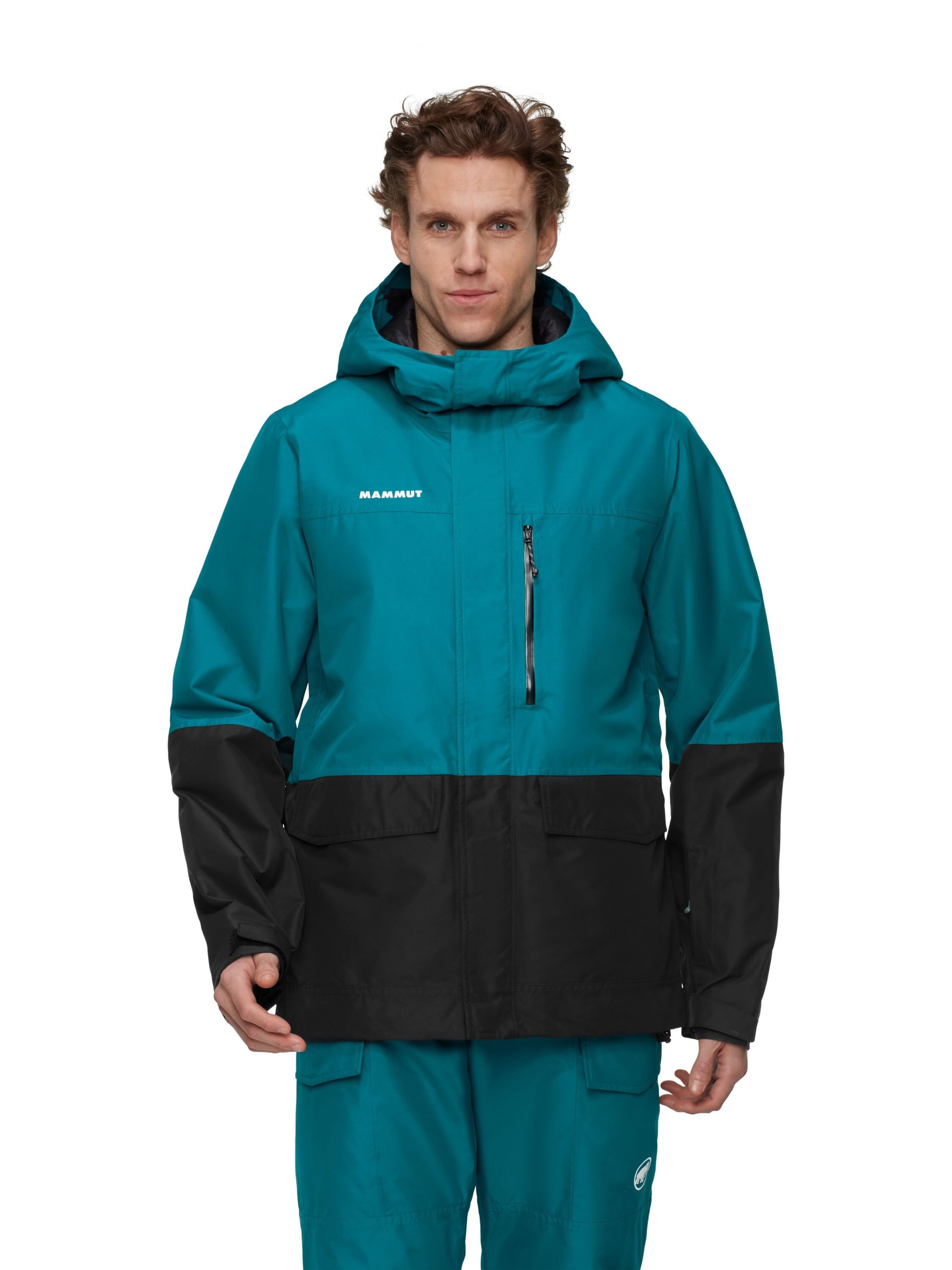 MAMMUT Athletic Jacket in Green: front