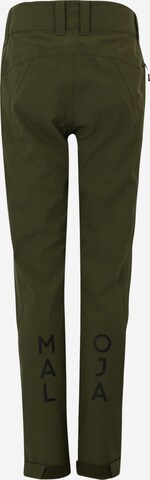 Maloja Regularen Športne hlače | zelena barva