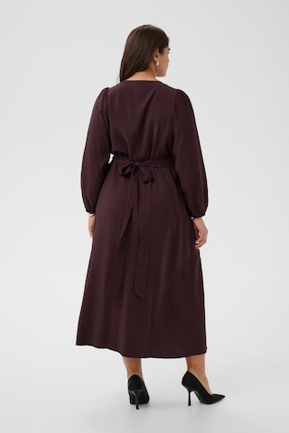KAFFE CURVE Kleid 'KCruby' in Braun