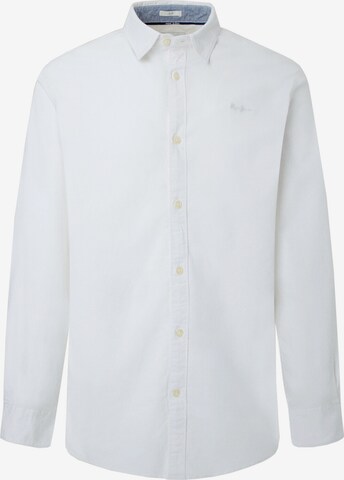 Pepe Jeans Button Up Shirt 'COVENTRY' in White: front