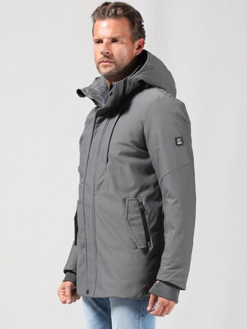 Gabbiano Winterparka 'Winter Parka Canvas Jacket' in Grau