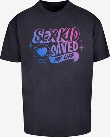 F4NT4STIC T-Shirt 'Sex Education Sex Kid Blend Netflix TV Series' in Blau: predná strana