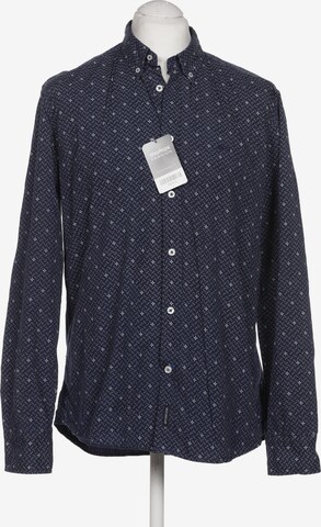 McGREGOR Button Up Shirt in L in Blue: front