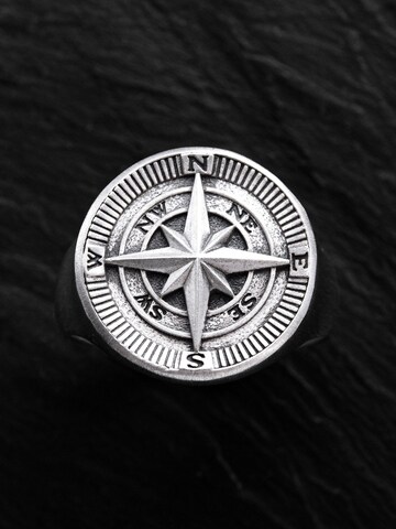 REYTEL - Anillo 'Compass Polar Star' en plata