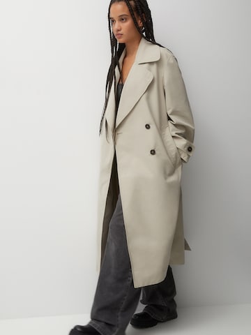 Pull&Bear Between-seasons coat in Beige