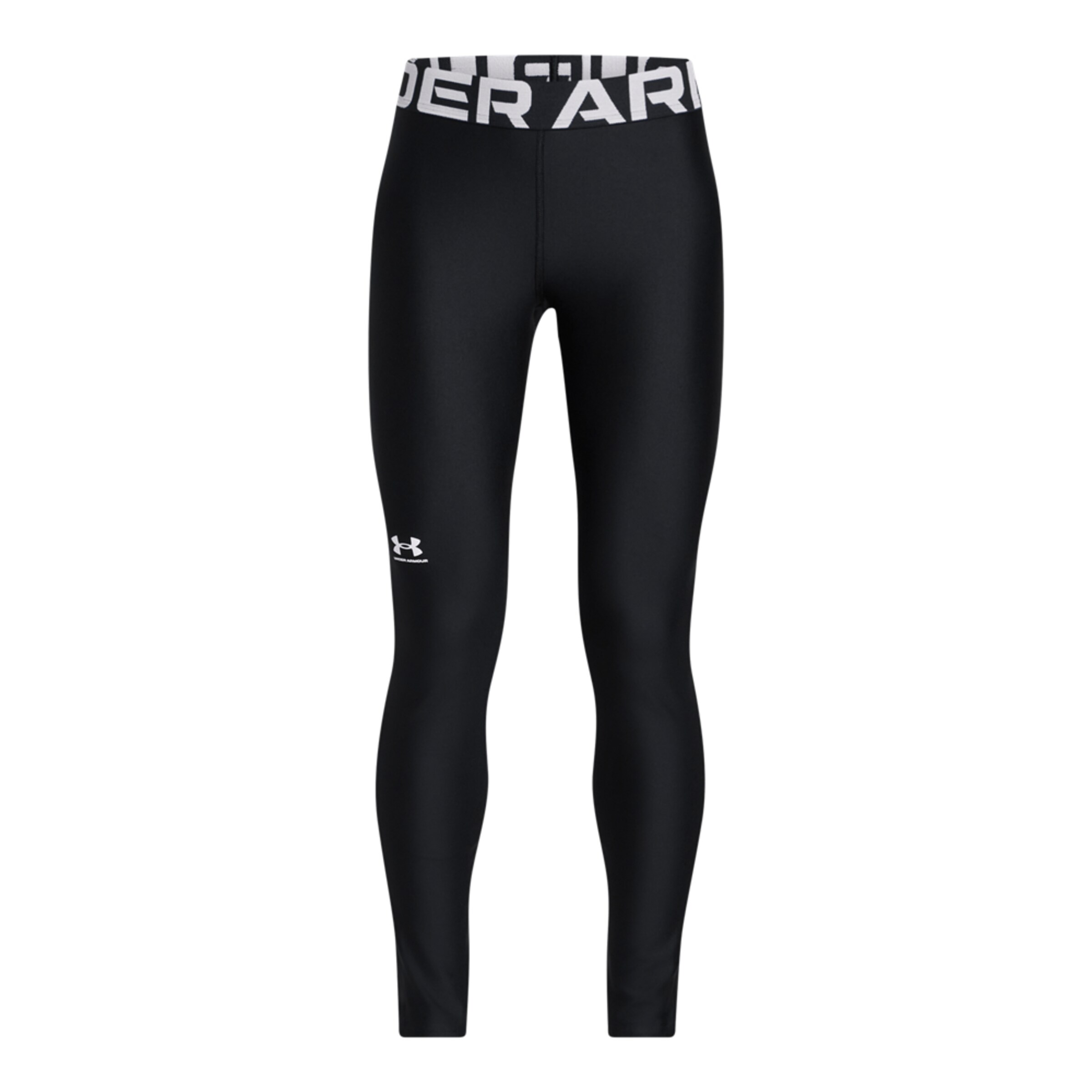 UNDER ARMOUR Skinny Workout Pants in Black: front