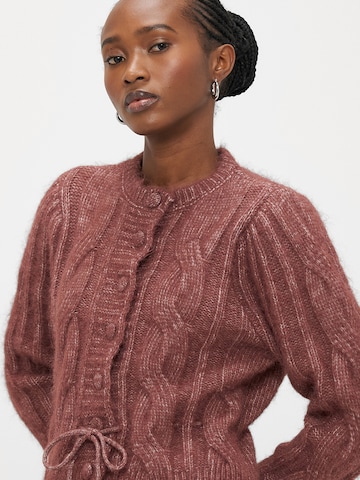 Vero Moda Petite Knit cardigan 'VMLISA' in Brown