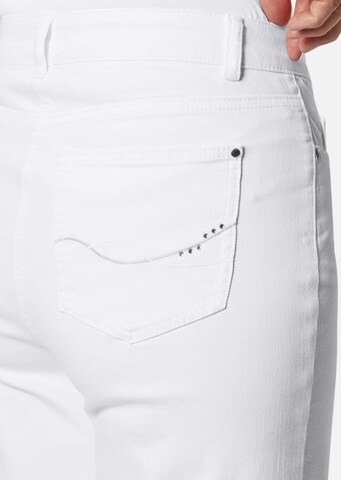 Regular Pantalon Goldner en blanc