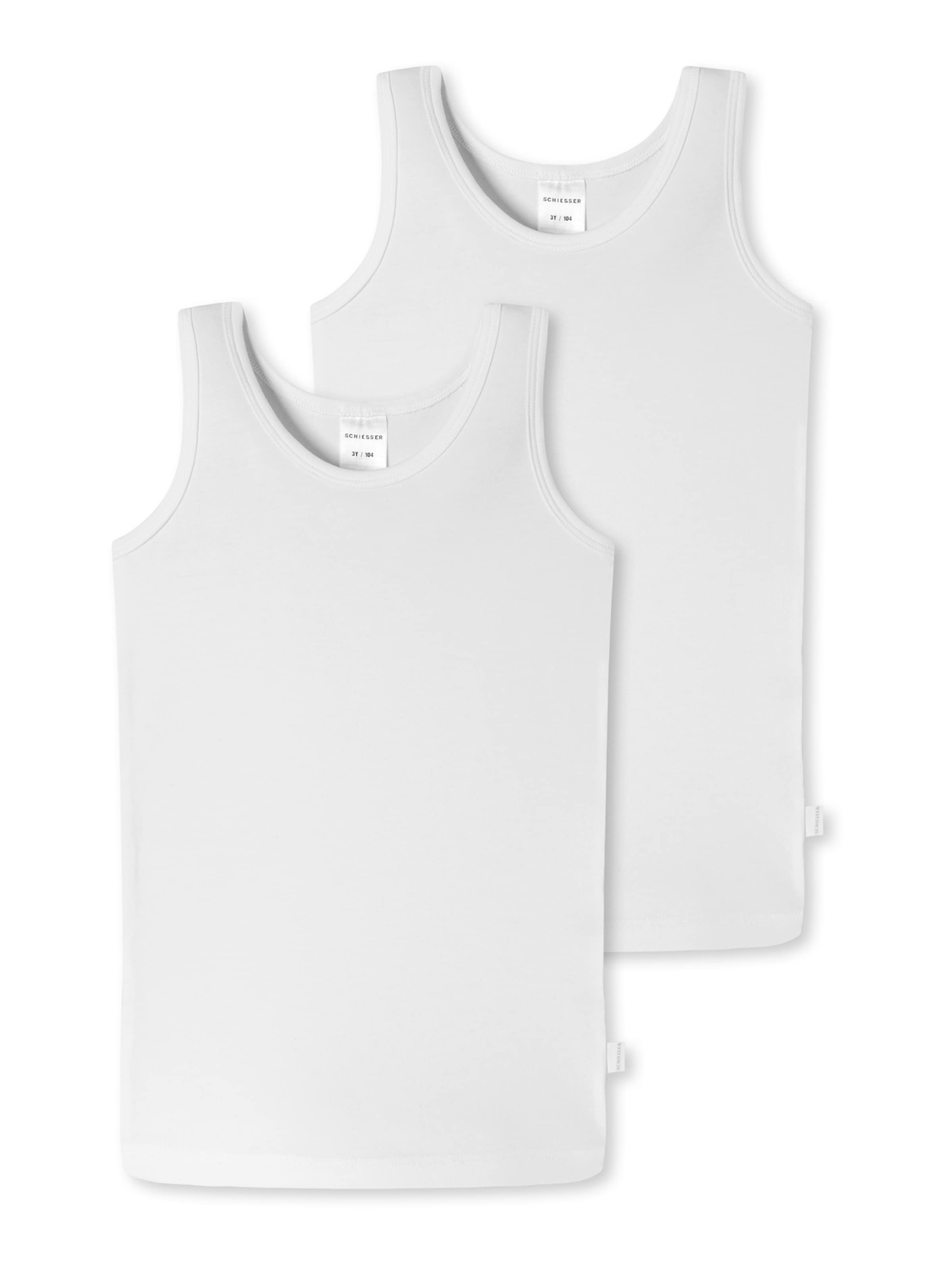 SCHIESSER Undershirt in White: front