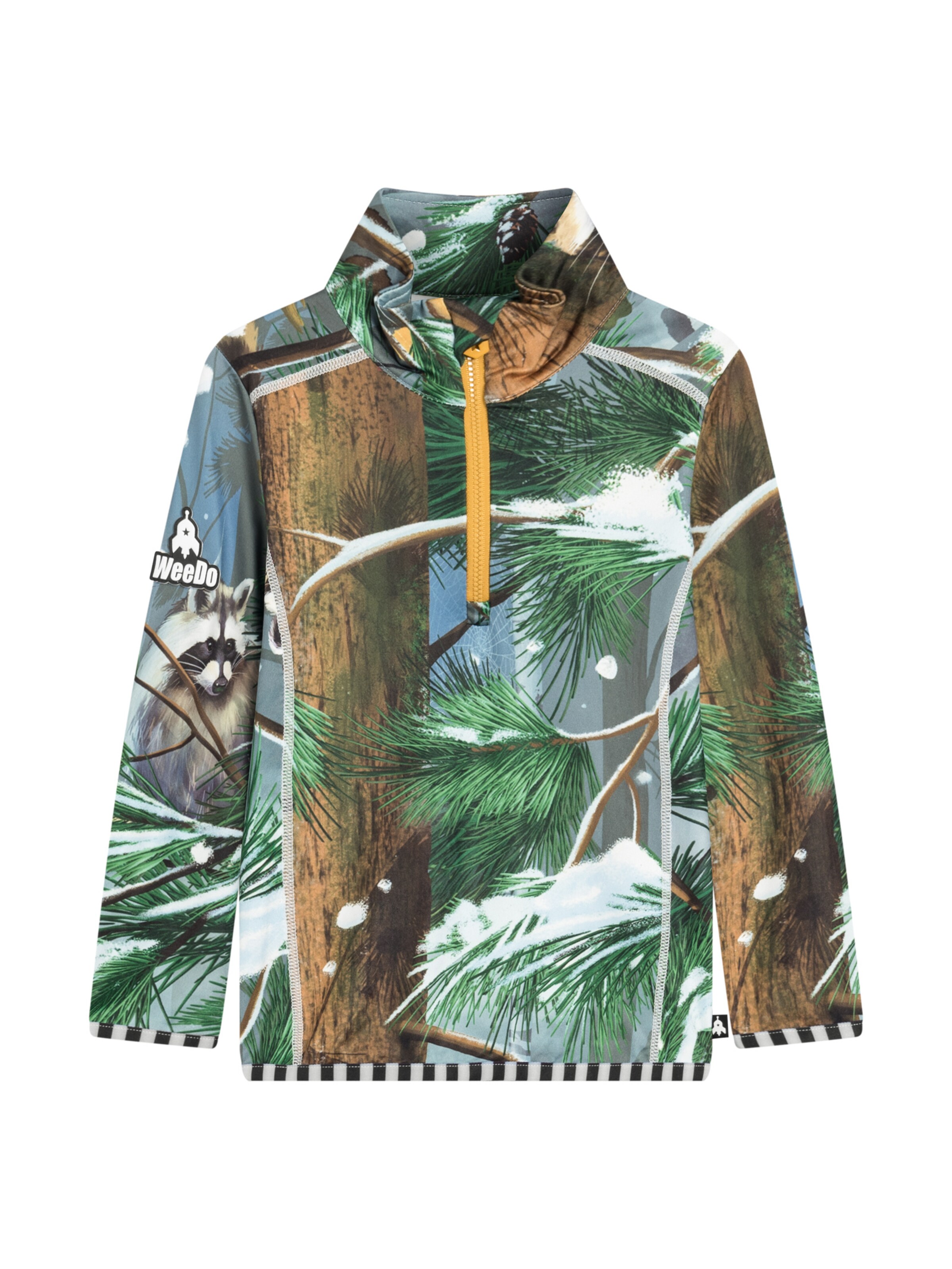 WeeDo Funktionsskjorte 'WOODS' i brun: forside