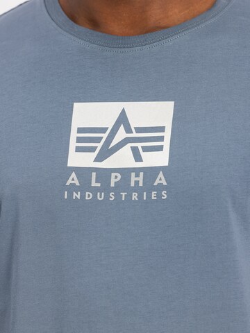 ALPHA INDUSTRIES T-shirt i blå
