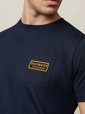 Hackett London T-Shirt 'Heritage Rally' in Blau