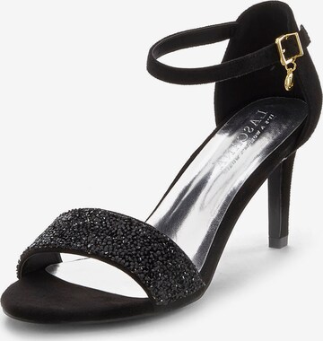 LASCANA Strap Sandals in Black: front