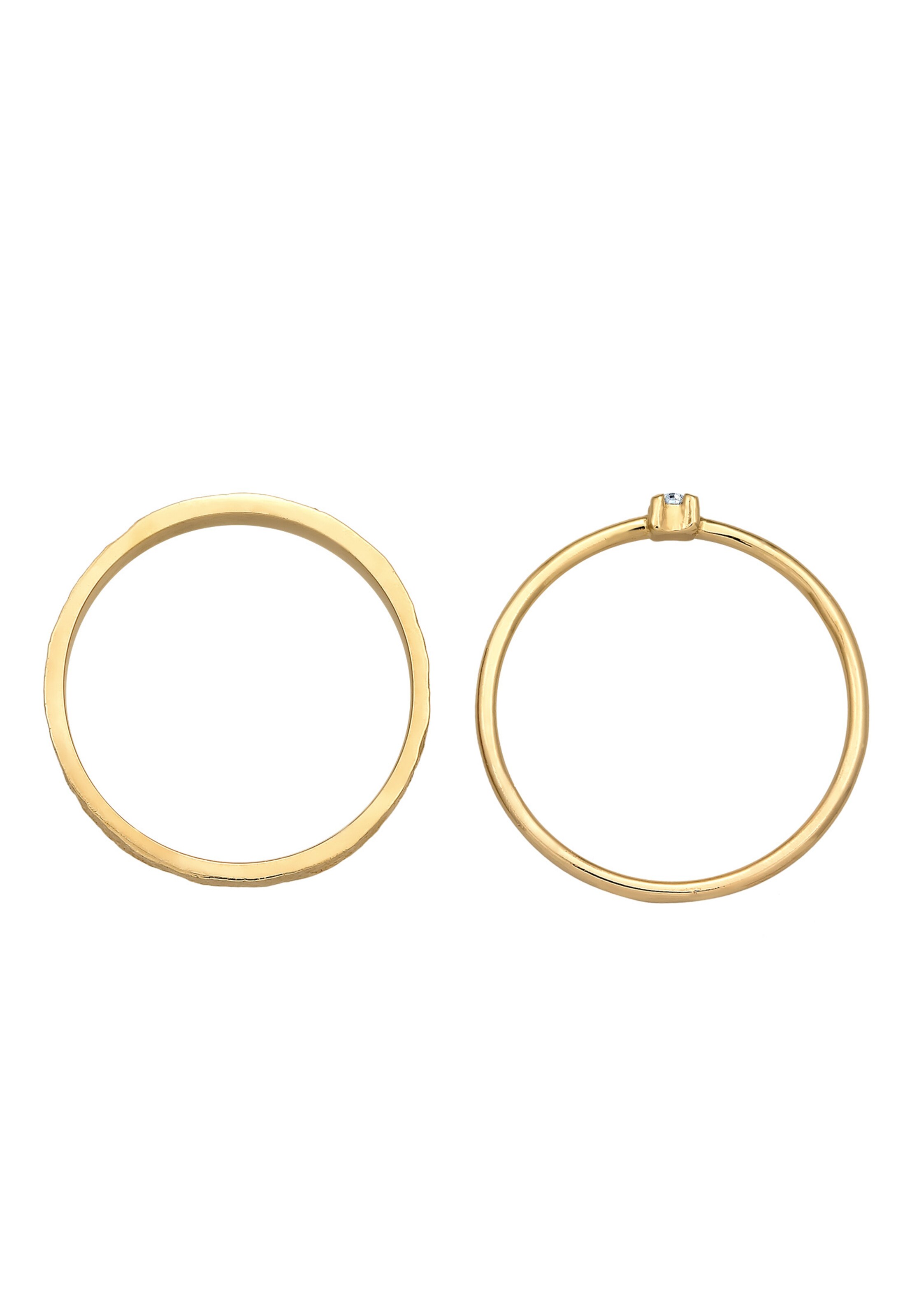 Inele de la ELLI pe auriu: față