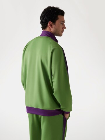 GUESS Zip-Up Hoodie in Green