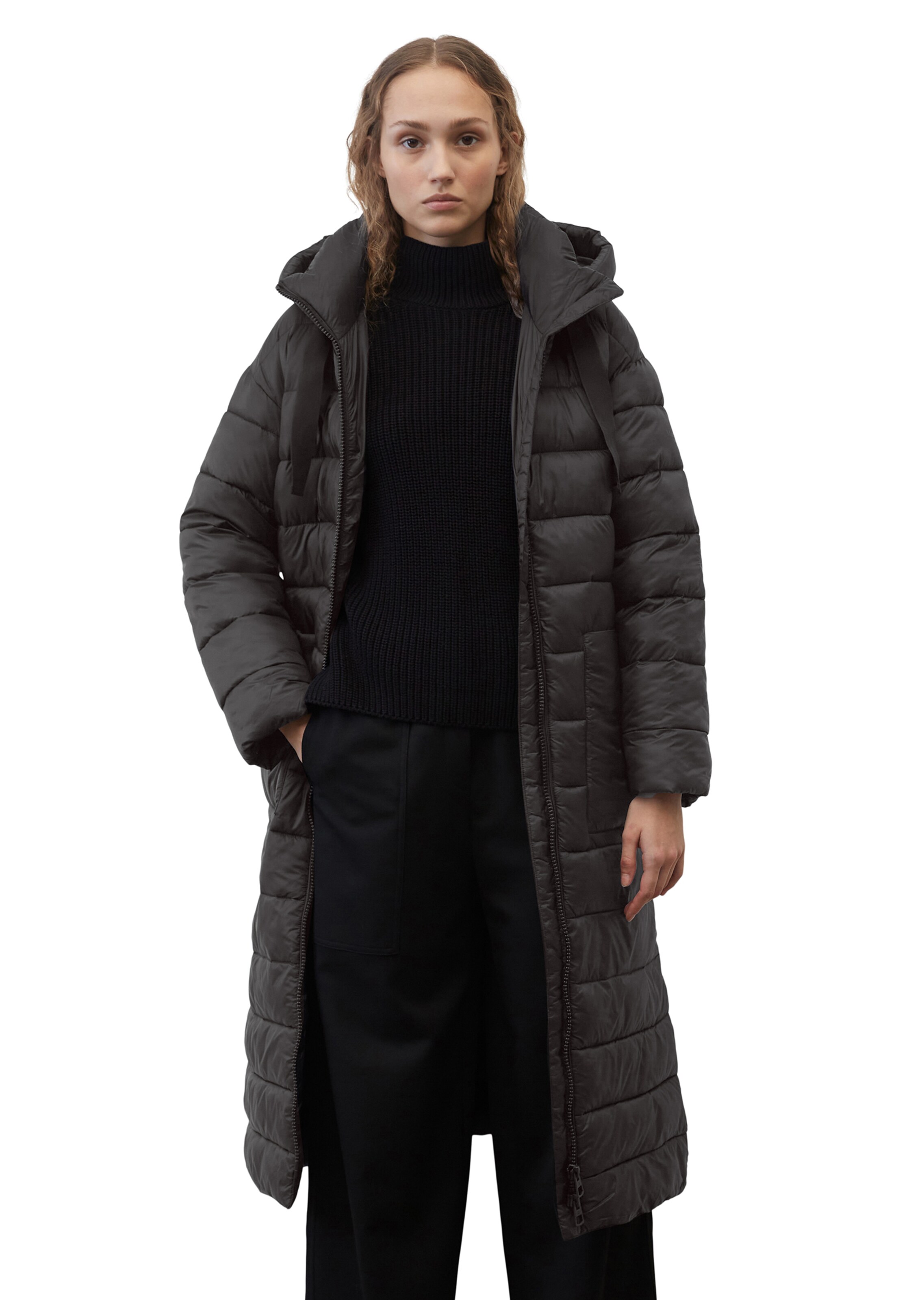 marco polo quilted coat