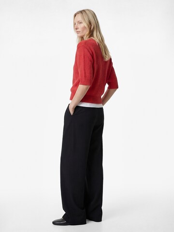 Koton Wide Leg Hose in Schwarz