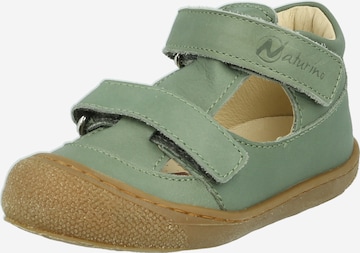 NATURINO Sandals & Slippers 'PUFFY' in Green: front