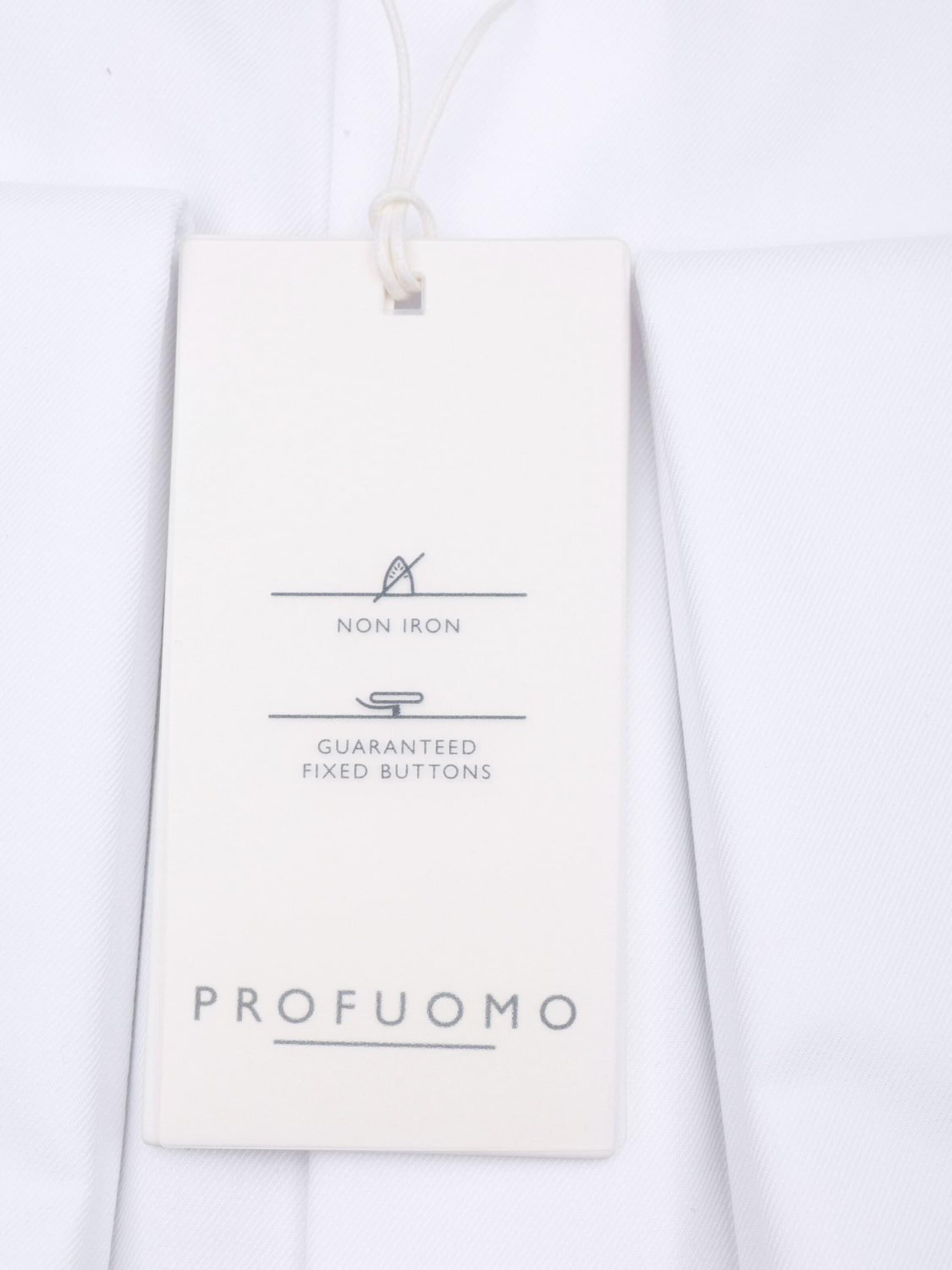 Profuomo Slim fit Button Up Shirt in White
