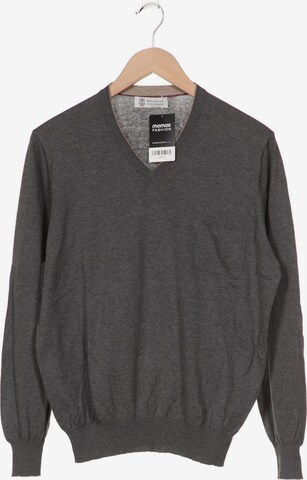 Brunello Cucinelli Pullover M-L in Grau: predná strana