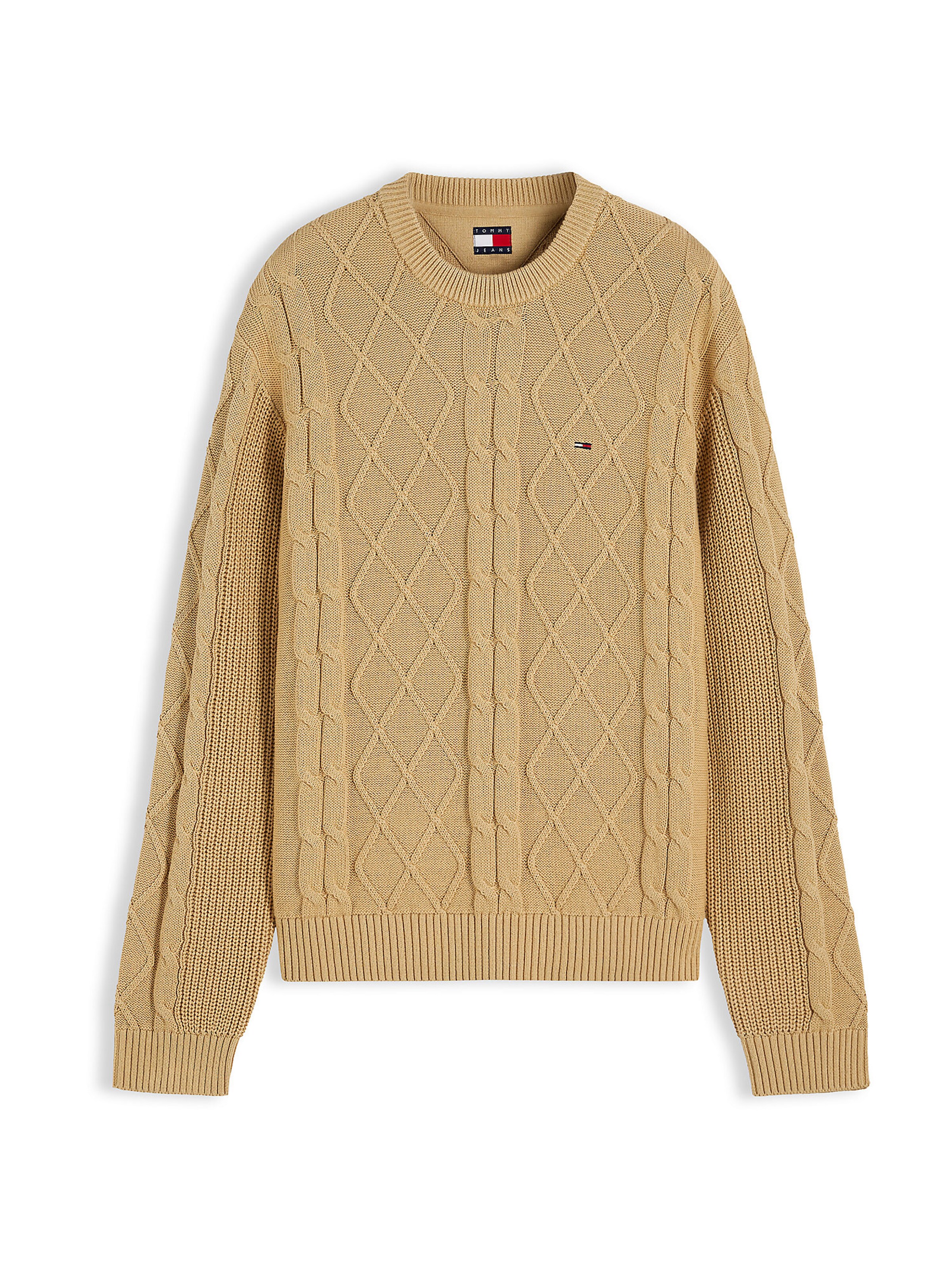 Tommy Jeans Pullover in Beige: Vorderseite