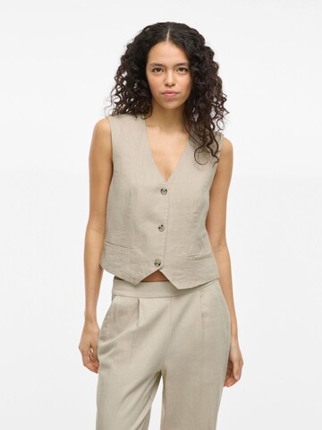 Gilet de costume 'VIJolanda' VILA en gris : devant