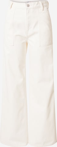 Tommy Jeans Wide Leg Jeans 'CLAIRE' in Weiß: predná strana