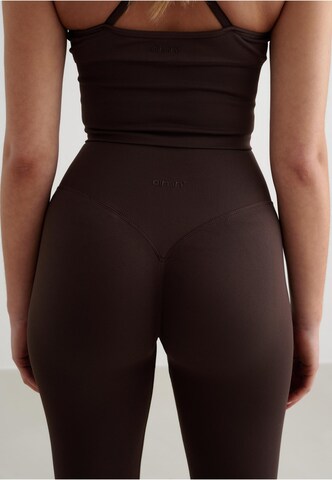 Aim'n - Slimfit Leggings em castanho