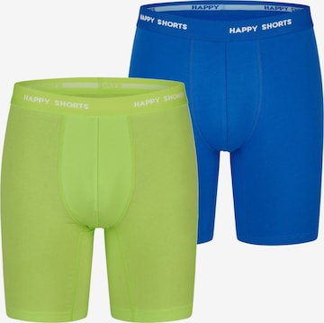 Happy Shorts Boxershorts in Blau: Vorderseite