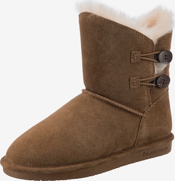 Bearpaw Ankle Boots 'Rosaline' in Brown: front
