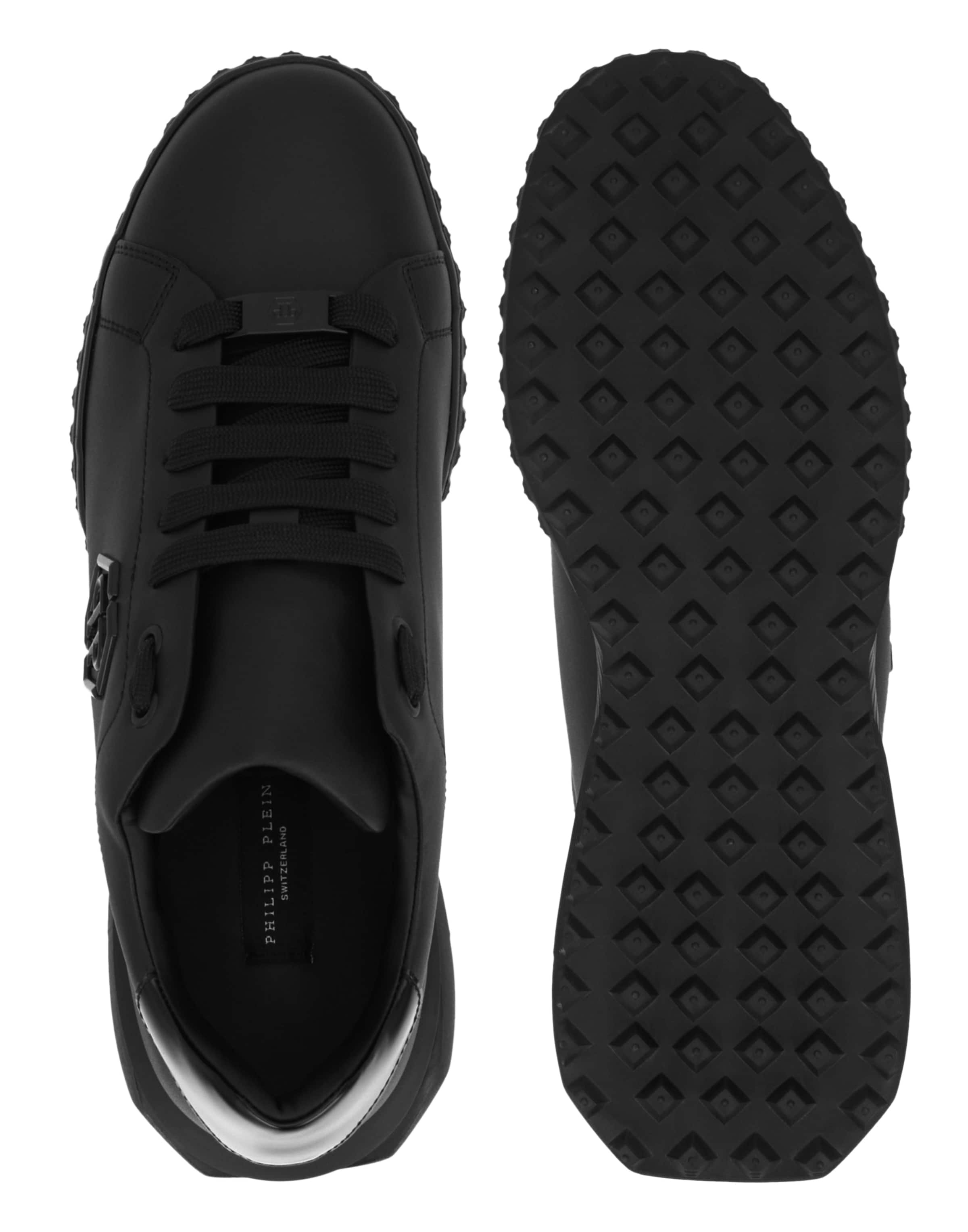 Baskets basses 'Hexagon' Philipp Plein en noir