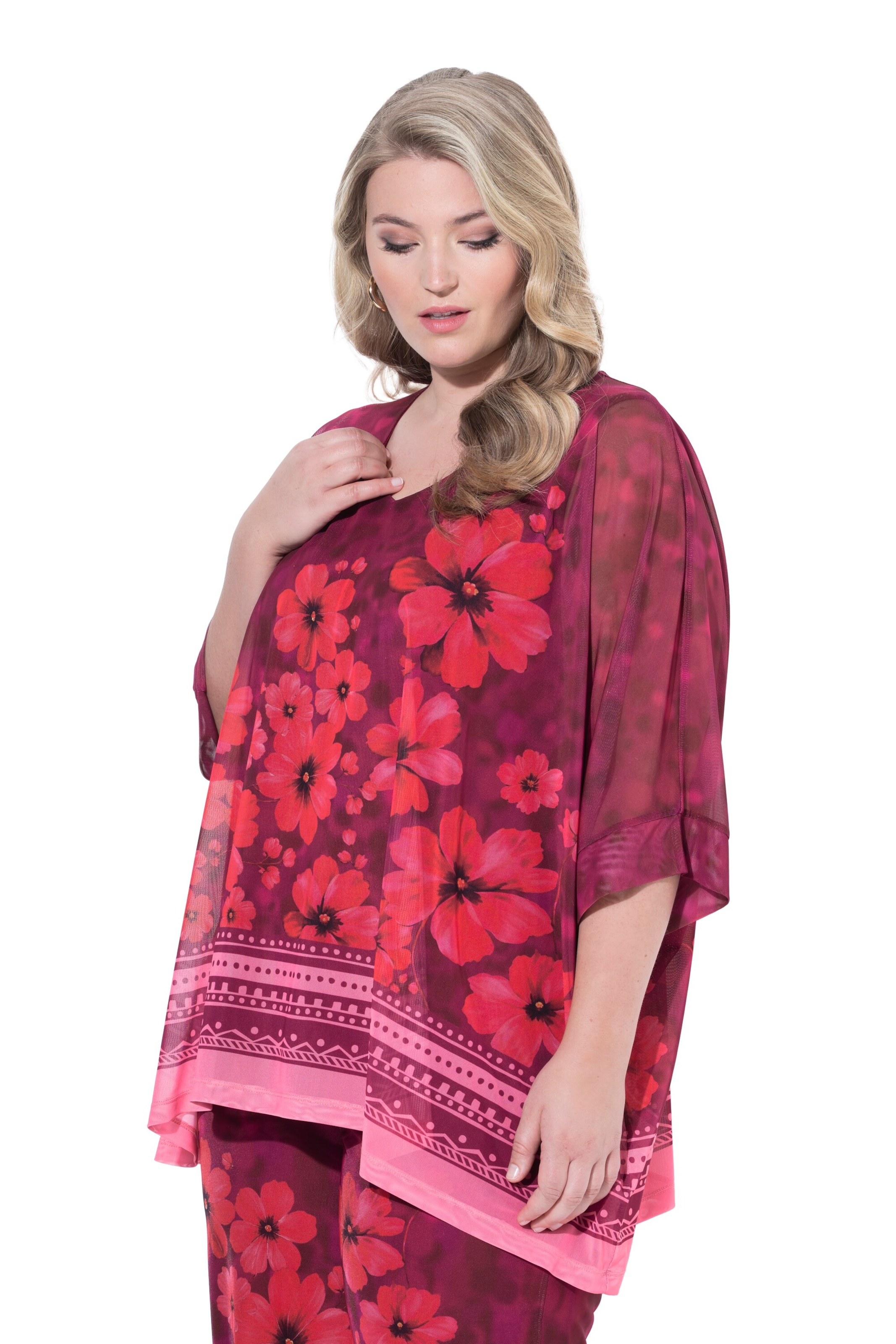 MIAMODA Bluse in Rot: Vorderseite