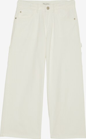 Marc O'Polo Wide Leg Jeans in Weiß: predná strana