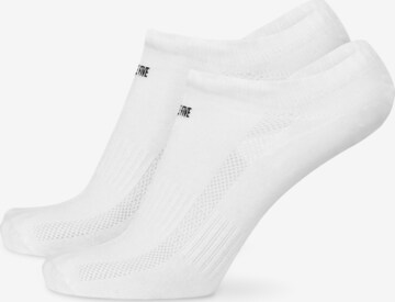 Circle Five Socks in White