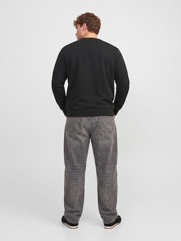 Felpa 'JJBuster' di Jack & Jones Plus in nero