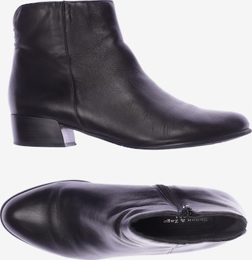 Elvio Zanon Dress Boots in 39 in Black: front