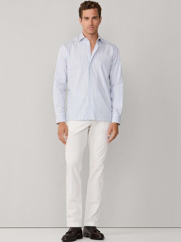 Hackett London Slim Fit Hemd in Blau