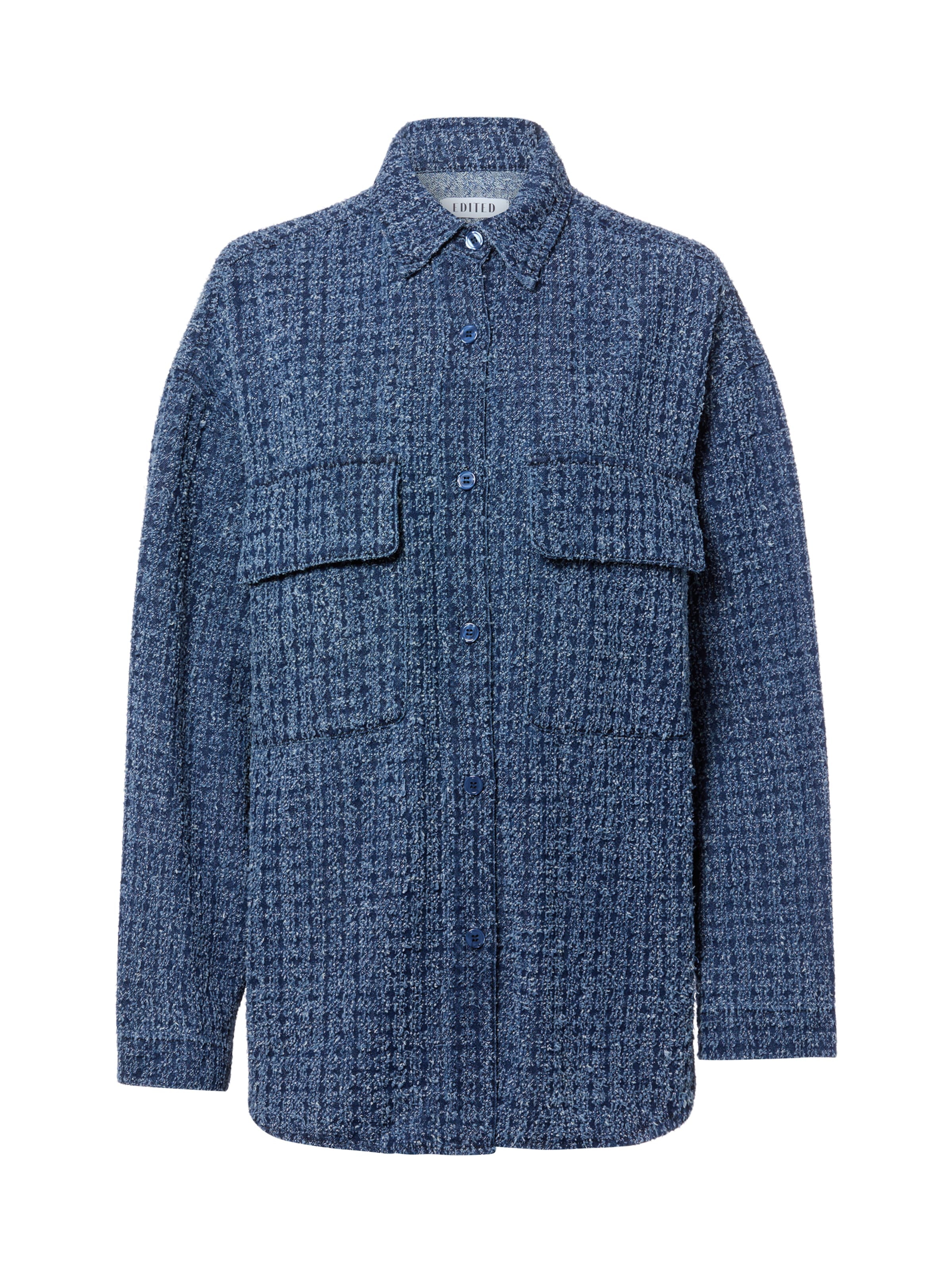 Chemisier EDITED en bleu : devant