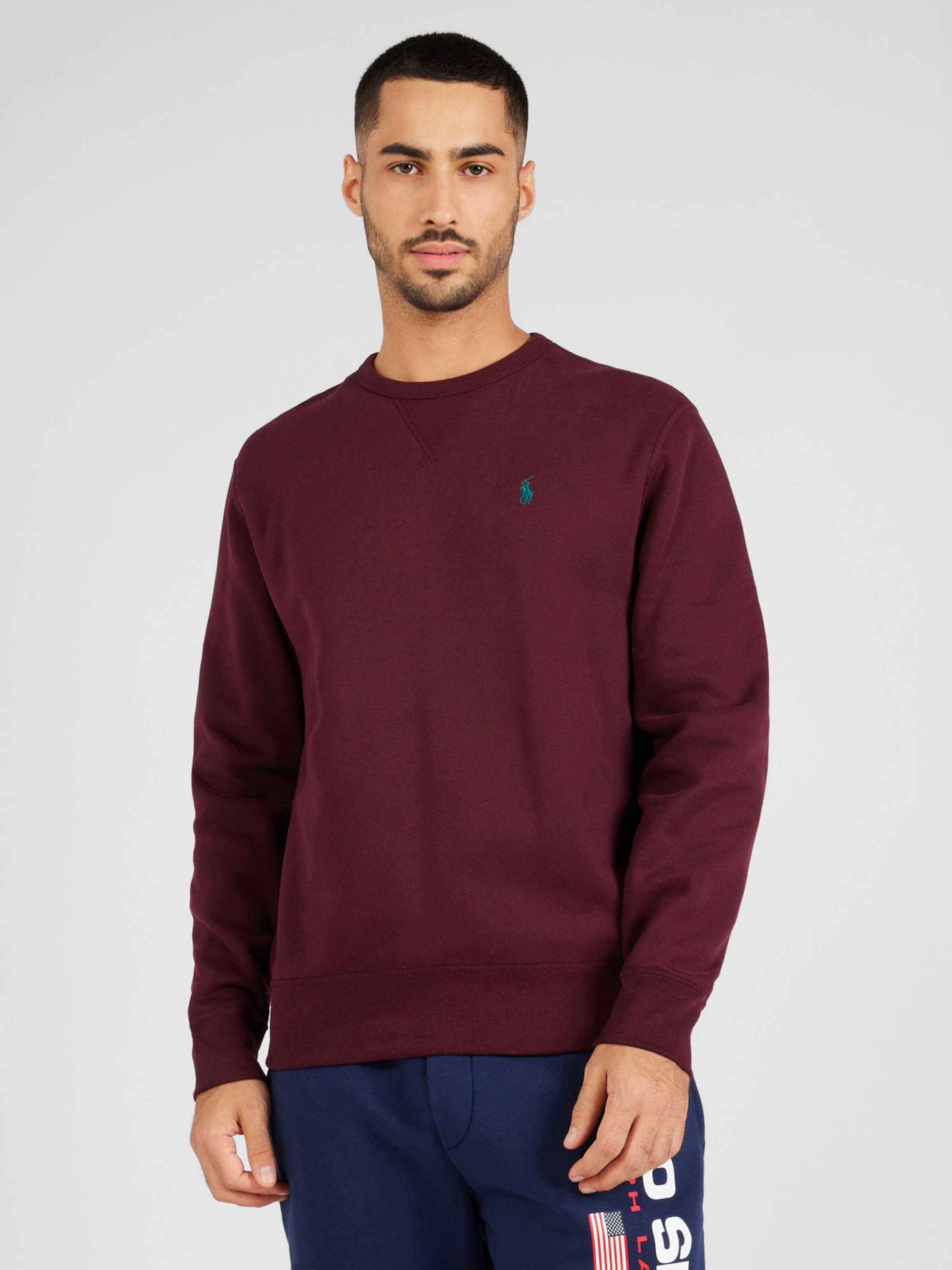 Ralph lauren shop burgundy sweatshirt