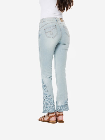 évasé Jean KOROSHI en bleu