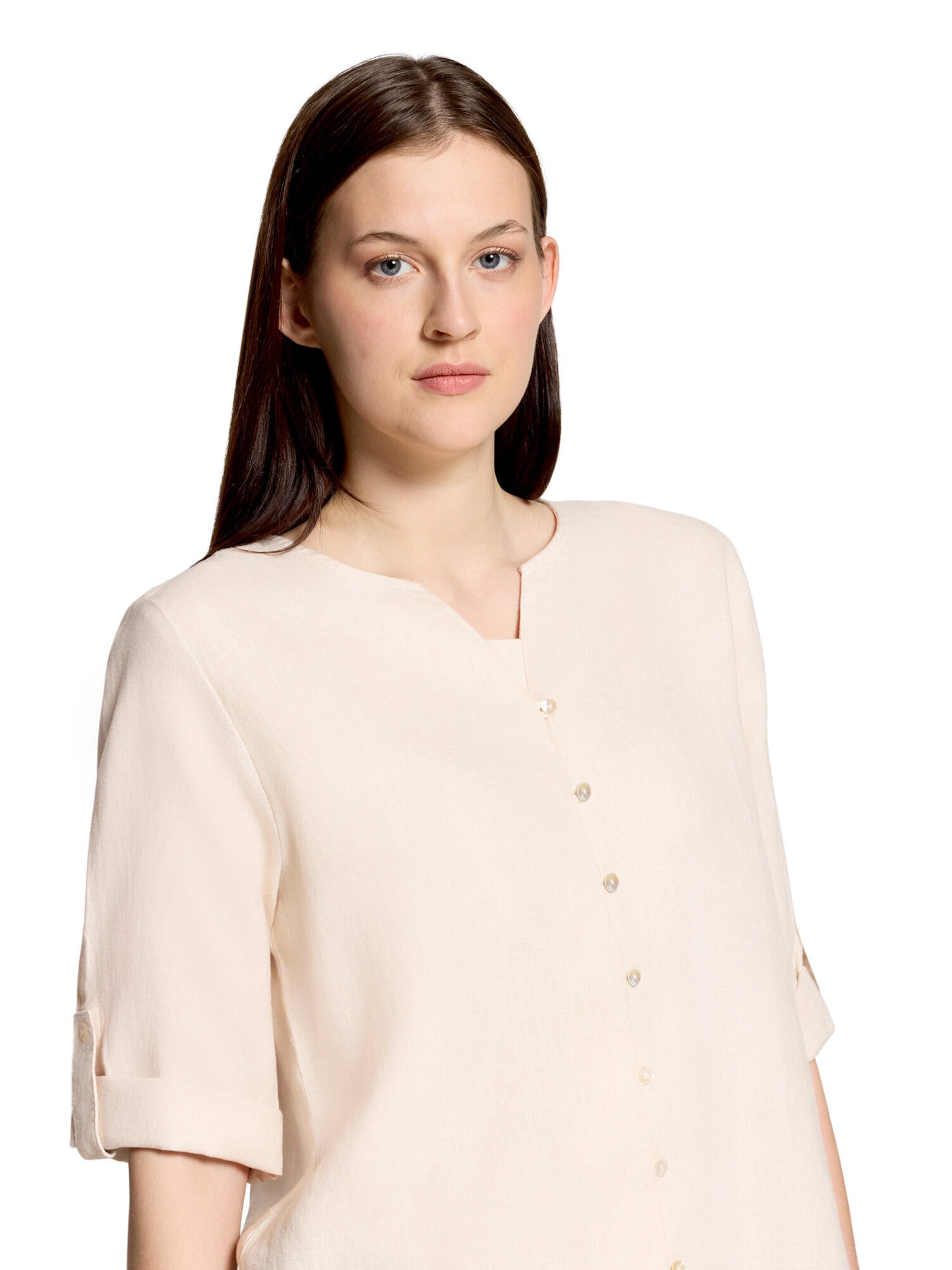 Cartoon Bluse in Beige