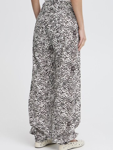 PULZ Jeans Tapered Trousers 'PZJill' in Brown