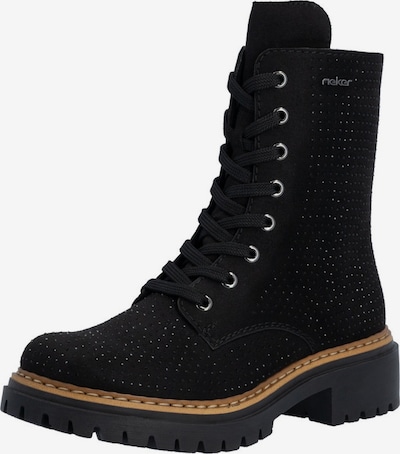 Rieker Bottes à lacets en 40 en noir, Vue avec produit