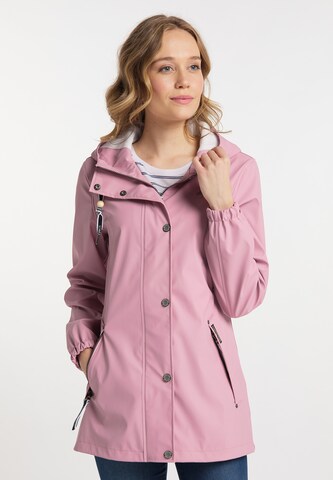 Schmuddelwedda - Chaqueta de entretiempo en rosa: frente