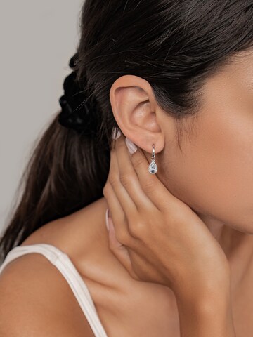 Hey Happiness Ohrringe 'June Birthstone'‌‌‌‌‌ in Silber